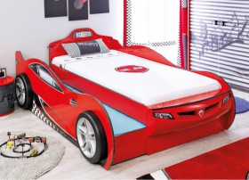 CARBED Кровать-машина Coupe с выдвижной кроватью Red 20.03.1306.00 в Железногорске - zheleznogorsk.katalogmebeli.com | фото 1
