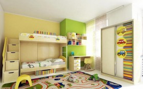 Детская комната Клаксон (Бежевый/корпус Клен) в Железногорске - zheleznogorsk.katalogmebeli.com | фото 3
