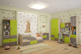 Детская комната Пуговка в Железногорске - zheleznogorsk.katalogmebeli.com | фото