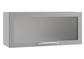 Гарда ПГС 800 шкаф верхний горизонтальный со стеклом Белый в Железногорске - zheleznogorsk.katalogmebeli.com | фото
