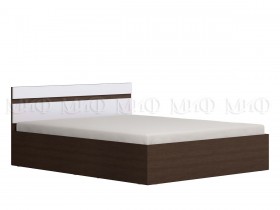 Ким кровать 1,4 (Венге/белый глянец) в Железногорске - zheleznogorsk.katalogmebeli.com | фото