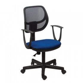 Кресло BRABIX Flip MG-305 (сине-черный) в Железногорске - zheleznogorsk.katalogmebeli.com | фото 3