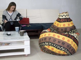 Кресло-груша Большое-Африка в Железногорске - zheleznogorsk.katalogmebeli.com | фото 4