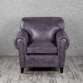 Кресло кожаное Элегант (Фиолетовый) в Железногорске - zheleznogorsk.katalogmebeli.com | фото 4