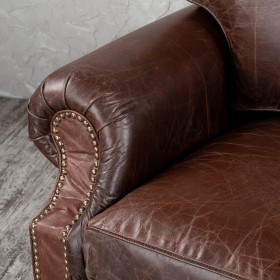 Кресло кожаное Лофт Аристократ (ширина 1100 мм) в Железногорске - zheleznogorsk.katalogmebeli.com | фото 5