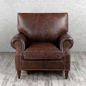 Кресло кожаное Лофт Аристократ (ширина 1100 мм) в Железногорске - zheleznogorsk.katalogmebeli.com | фото 8
