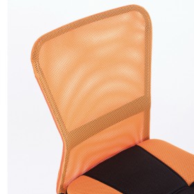 Кресло компактное BRABIX Smart MG-313 (черный, оранжевый) в Железногорске - zheleznogorsk.katalogmebeli.com | фото 4