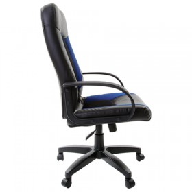 Кресло офисное BRABIX Strike EX-525 (сине-черный) в Железногорске - zheleznogorsk.katalogmebeli.com | фото 2