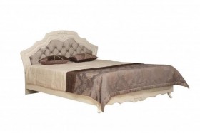 Кровать двойная "Кантри" (вудлайн кремовый/патина/ортопед/1820) в Железногорске - zheleznogorsk.katalogmebeli.com | фото