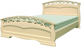 Кровать Грация-1 из массива сосны 1600*2000 Белый античный в Железногорске - zheleznogorsk.katalogmebeli.com | фото 17