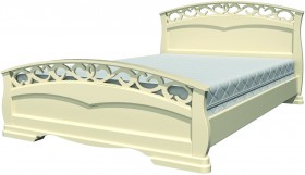 Кровать Грация-1 из массива сосны 1600*2000 Белый античный в Железногорске - zheleznogorsk.katalogmebeli.com | фото 20