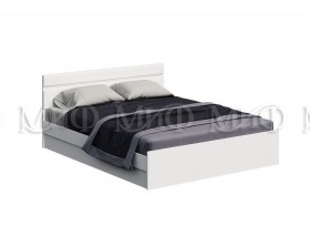 Кровать Нэнси New 1,4м (Белый/белый глянец) в Железногорске - zheleznogorsk.katalogmebeli.com | фото 1
