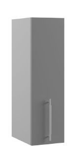 Квадро П 200 шкаф верхний (Белый софт/корпус Серый) в Железногорске - zheleznogorsk.katalogmebeli.com | фото