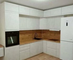 Модульная кухня Бруклин 2.4 x 2 м (Бетон белый) в Железногорске - zheleznogorsk.katalogmebeli.com | фото 15