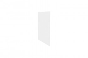 Герда ЛД.272930.000 Фасад панель окончание острова (Белый глянец) в Железногорске - zheleznogorsk.katalogmebeli.com | фото