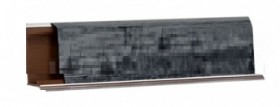 Плинтус LB-37, L=3000мм, каньон (черный) в Железногорске - zheleznogorsk.katalogmebeli.com | фото