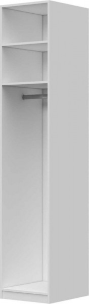 Шкаф ШР-1 зеркало, правый, Вива (Белый/Белый глянец/Платина) в Железногорске - zheleznogorsk.katalogmebeli.com | фото 2