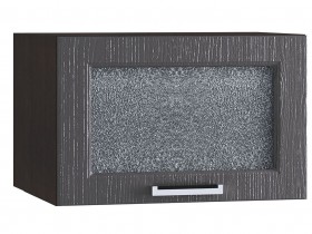 Шкаф верхний горизонтальный со стеклом 510, ШВГС 510 (Клен серый/корпус венге) в Железногорске - zheleznogorsk.katalogmebeli.com | фото