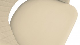 Стул «Калипсо» К1К Белый/Велюр Confetti Cream в Железногорске - zheleznogorsk.katalogmebeli.com | фото 3