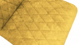 Стул «Стенли» К3 Черный муар/Микровелюр Wellmart Yellow в Железногорске - zheleznogorsk.katalogmebeli.com | фото 3