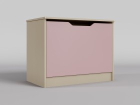 Ящик для игрушек Грэйси (Розовый/корпус Клен) в Железногорске - zheleznogorsk.katalogmebeli.com | фото