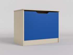 Ящик для игрушек Скай (Синий/корпус Клен) в Железногорске - zheleznogorsk.katalogmebeli.com | фото