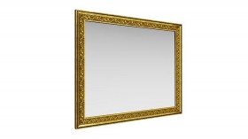 Зеркало навесное "Айрум"/(дуб кальяри / профиль: золото с орнаментом) в Железногорске - zheleznogorsk.katalogmebeli.com | фото 1